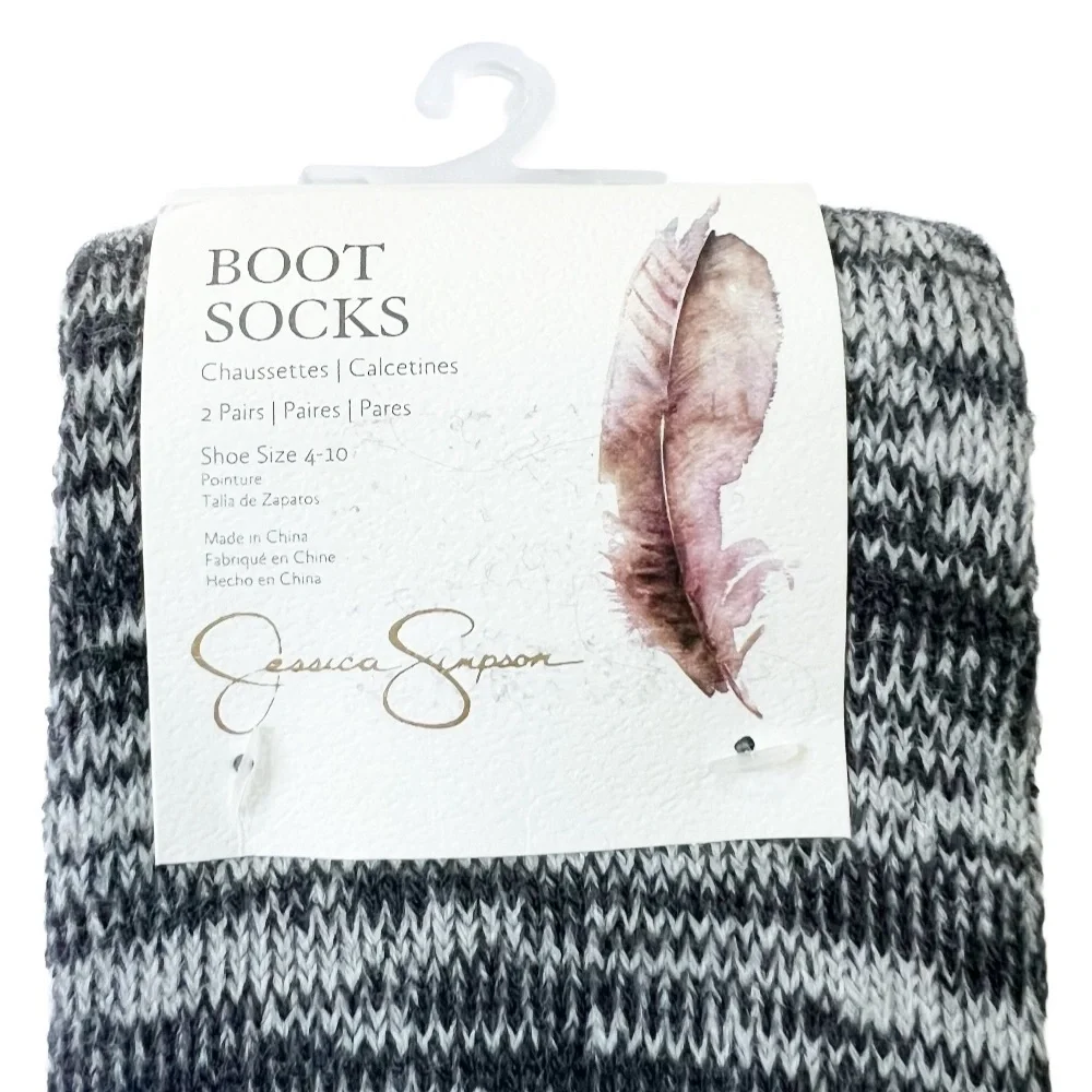 NEW Jessica Simpson Boot Socks 2 Pairs
